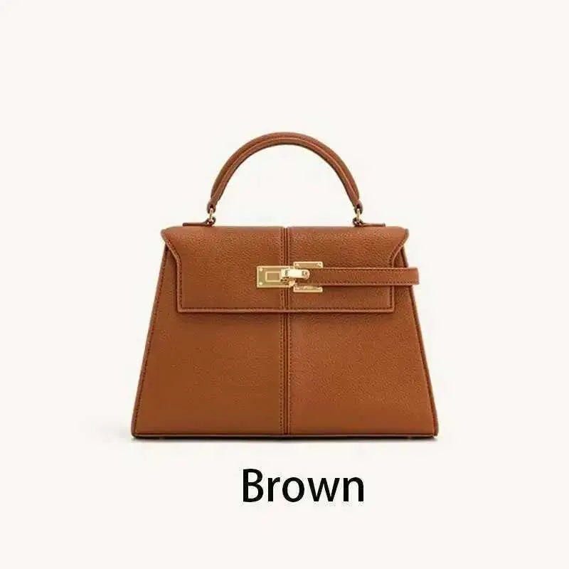 2025 JW PEI Trapezoidal Leather Wens Bag Versatile Crossbody Fiable Niche Handbag Top-handle Handbags shoulder leather Y250313