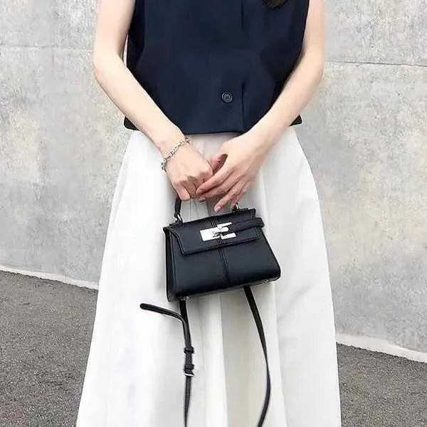 2025 JW PEI Trapezoidal Leather Wens Bag Versatile Crossbody Fiable Niche Handbag Top-handle Handbags shoulder leather Y250313
